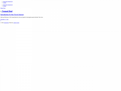 nomaddadlife.com snapshot