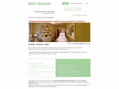 bellis-kosmetik.de snapshot