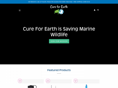 cureforearth.org snapshot