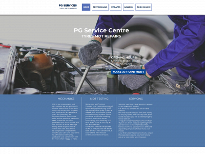 pgservicecentre.co.uk snapshot