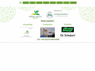 vibranthealth.one snapshot