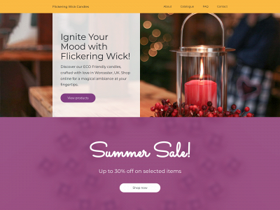 flickeringwickcandles.co.uk snapshot