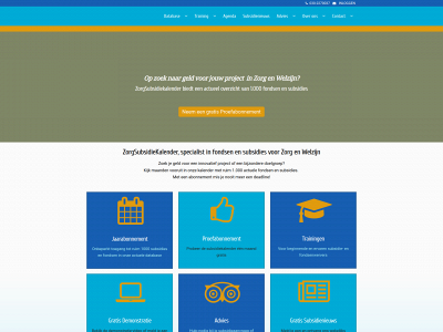 zorgsubsidiekalender.nl snapshot
