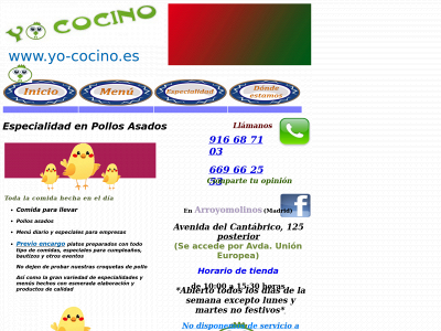 yo-cocino.es snapshot