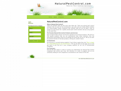naturalpestcontrol.com snapshot