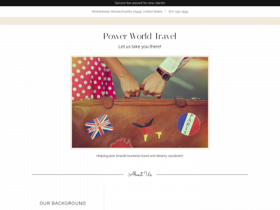powerworldtravel.com snapshot