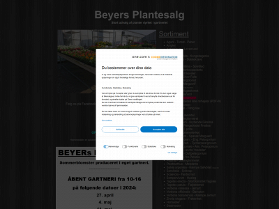 beyersplantesalg.dk snapshot