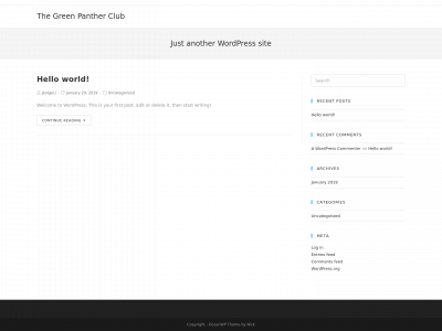 thegreenpantherclub.com snapshot