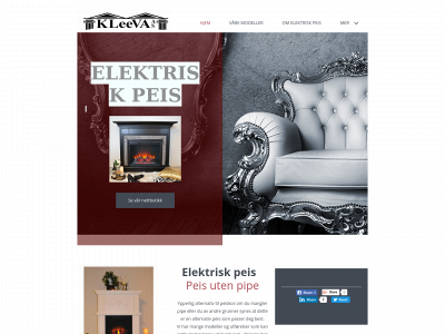 elektrisk-peis.no snapshot