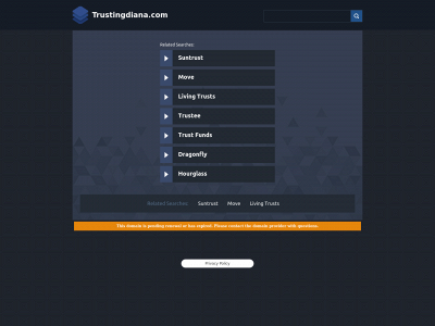 trustingdiana.com snapshot
