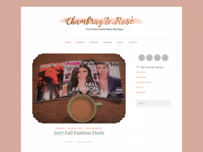 chambrayandroseblog.com snapshot