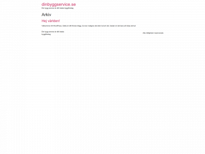 dinbyggservice.se snapshot