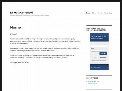 drmattcorradetti.com snapshot