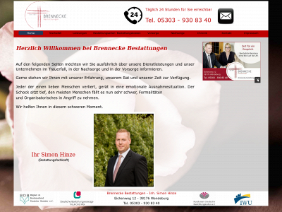brennecke-bestattungen.de snapshot