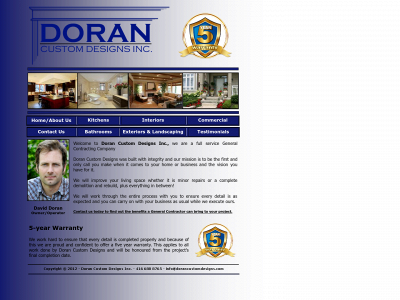 dorancustomdesigns.com snapshot