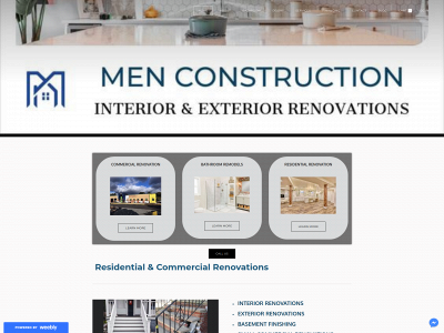www.menconstructionllc.com snapshot