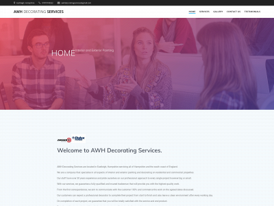 awhdecoratingservices.co.uk snapshot