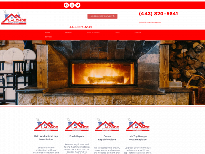lalondechimney.com snapshot
