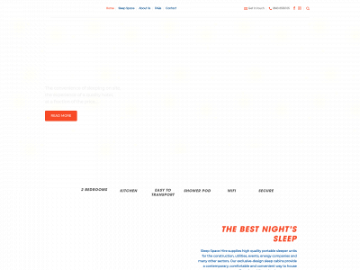 sleepspacehire.co.uk snapshot