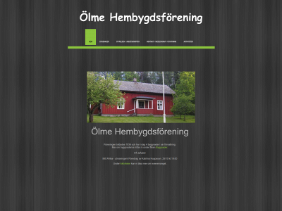 olmehembygdsforening.se snapshot