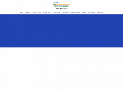 christinastopclasstutor.com snapshot