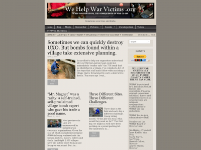 wehelpwarvictims.org snapshot