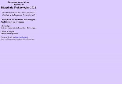bicephale.com snapshot