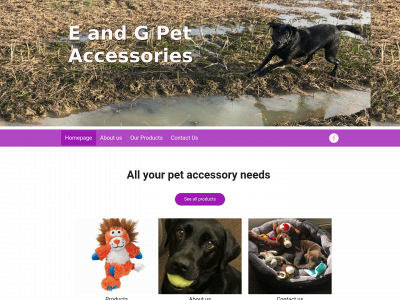 eandgpetaccessories.co.uk snapshot