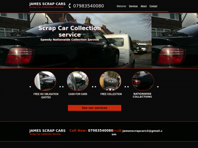 jamesscrapcars.com snapshot
