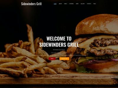 sidewindersgrill.com snapshot