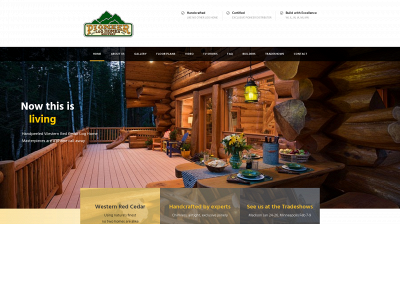 pioneerloghomesmidwest.com snapshot
