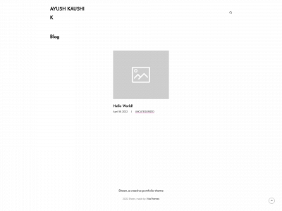 ayushkaushik.com snapshot