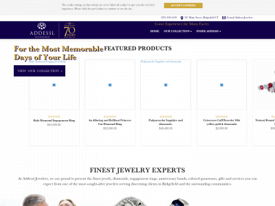 addessijewelers.com snapshot