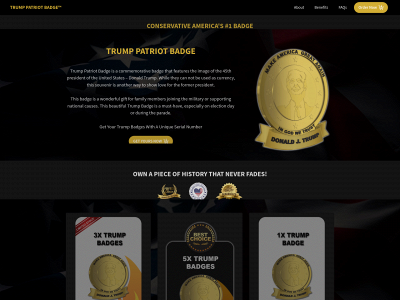 patriotstrumpbadge.com snapshot