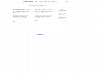 proofreading-french.com snapshot