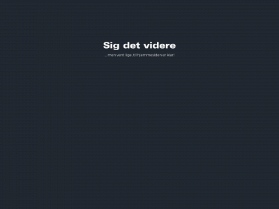 sigdetvidere.dk snapshot