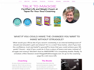 talktomaggie.com snapshot