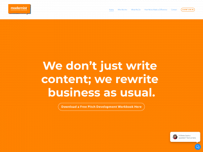 modernistcommunications.com snapshot