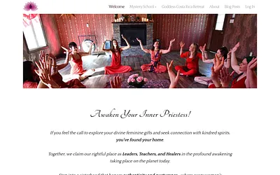www.awakenedpriestess.com snapshot