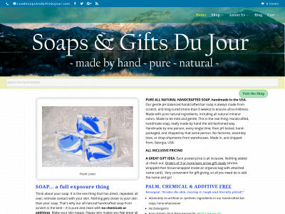 soapsandgiftsdujour.com snapshot