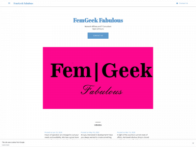 femgeek.weebly.com snapshot