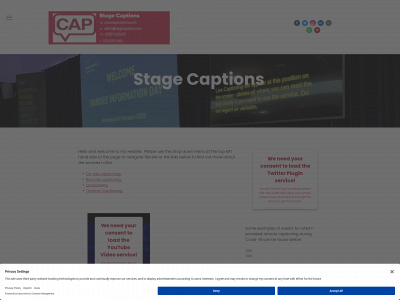 stagecaptions.com snapshot