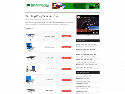 tabletennisreviews.com snapshot