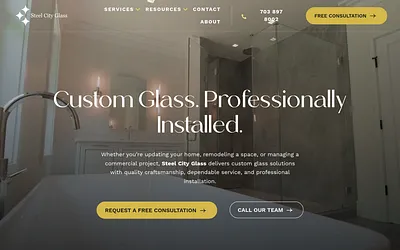 steelcityglass.com snapshot