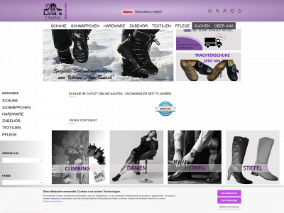 linasoutlet.com snapshot