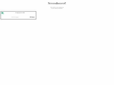 neveroddoreven.dk snapshot