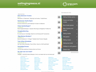 sailingingreece.nl snapshot