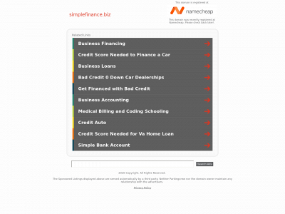 simplefinance.biz snapshot