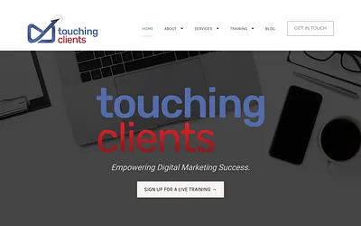 touchingclients.com snapshot