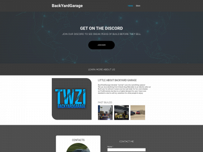 backyardgarage.online snapshot